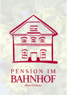 Logo, Pension im Bahnhof, Mainburg